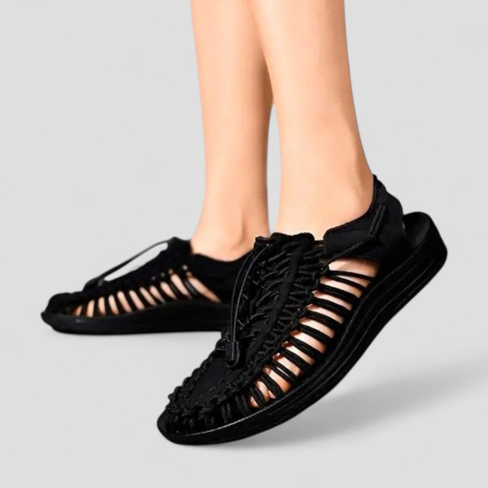 Braided summer sandals for men