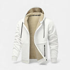 Fleecegefütterte Kapuzenjacke Herren