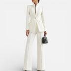 Damen Hosenanzug Zweiteiler Blazer Hose