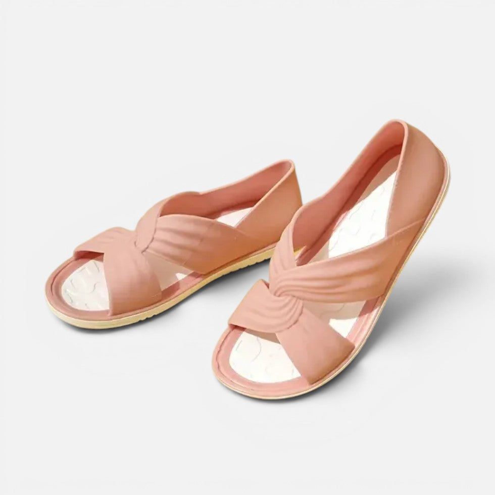 Damen Sandalen mit Knotendetail