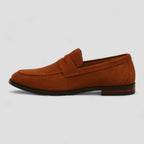 Penny Suede Old Money Loafer til mænd afslappet stil