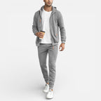 Herren Trainingsanzug mit Kapuzenjacke und Jogginghose