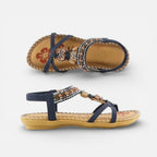Damen Orthopedic Sandalen mit Keilabsatz