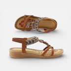 Damen Orthopedic Sandalen mit Keilabsatz