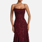 Abendkleid Damen mit ausgestellter Silhouette