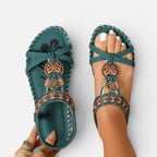 Damen Orthopedic Sandalen mit Keilabsatz