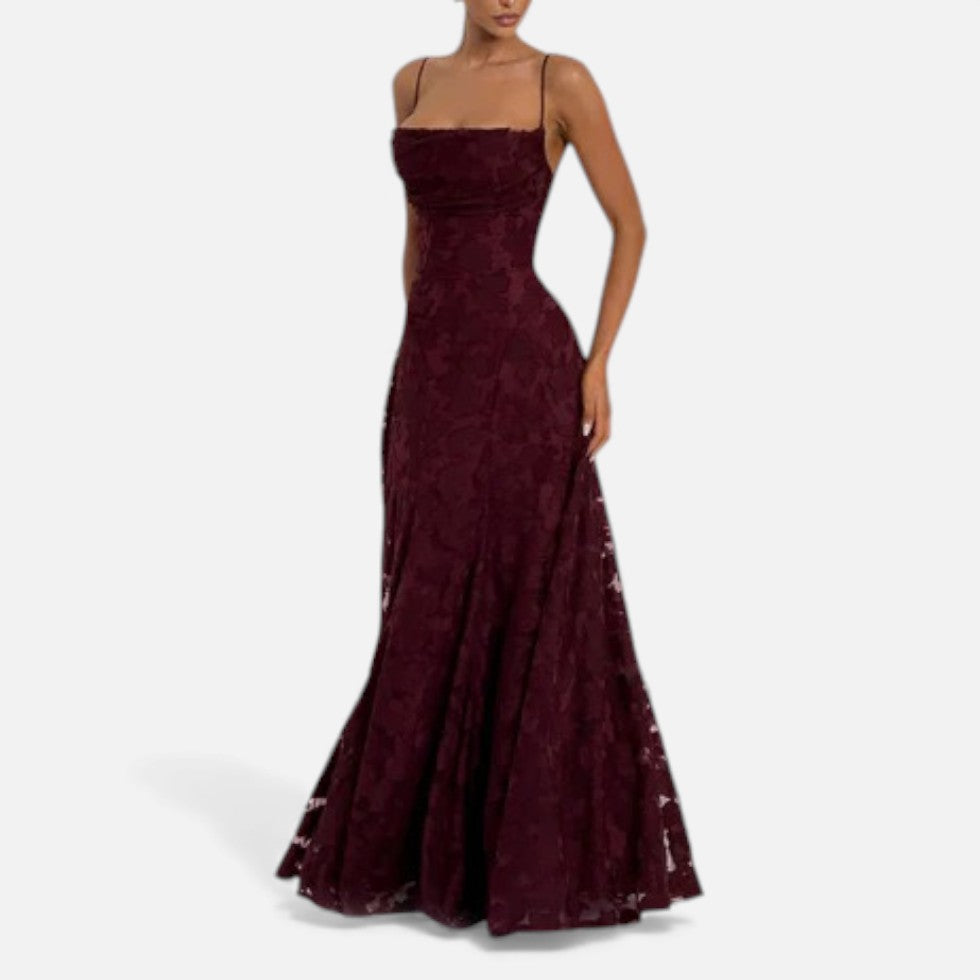Abendkleid Damen mit ausgestellter Silhouette