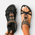 Damen Orthopedic Sandalen mit Keilabsatz
