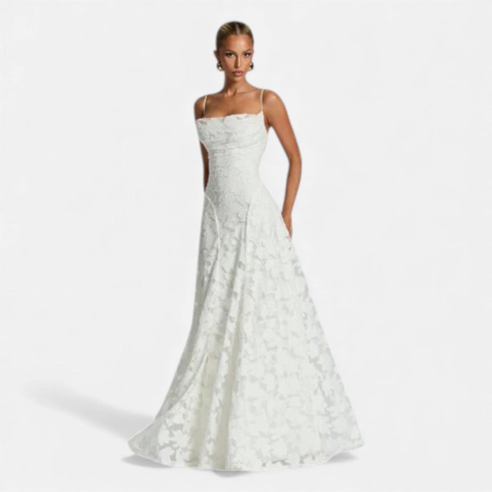 Abendkleid Damen mit ausgestellter Silhouette