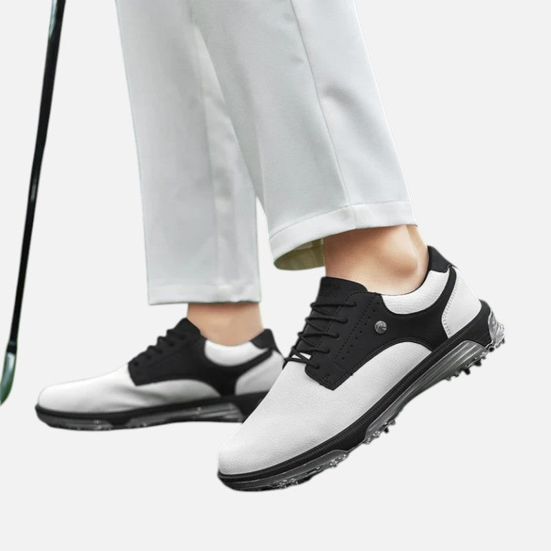 Golfsko til herrer, spikeless, snørebånd