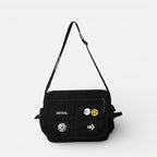 Umhängetasche mit Überschlag und verstellbarem Schultergurt