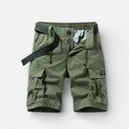 Cargo-shorts til mænd med lommer og elastisk linning