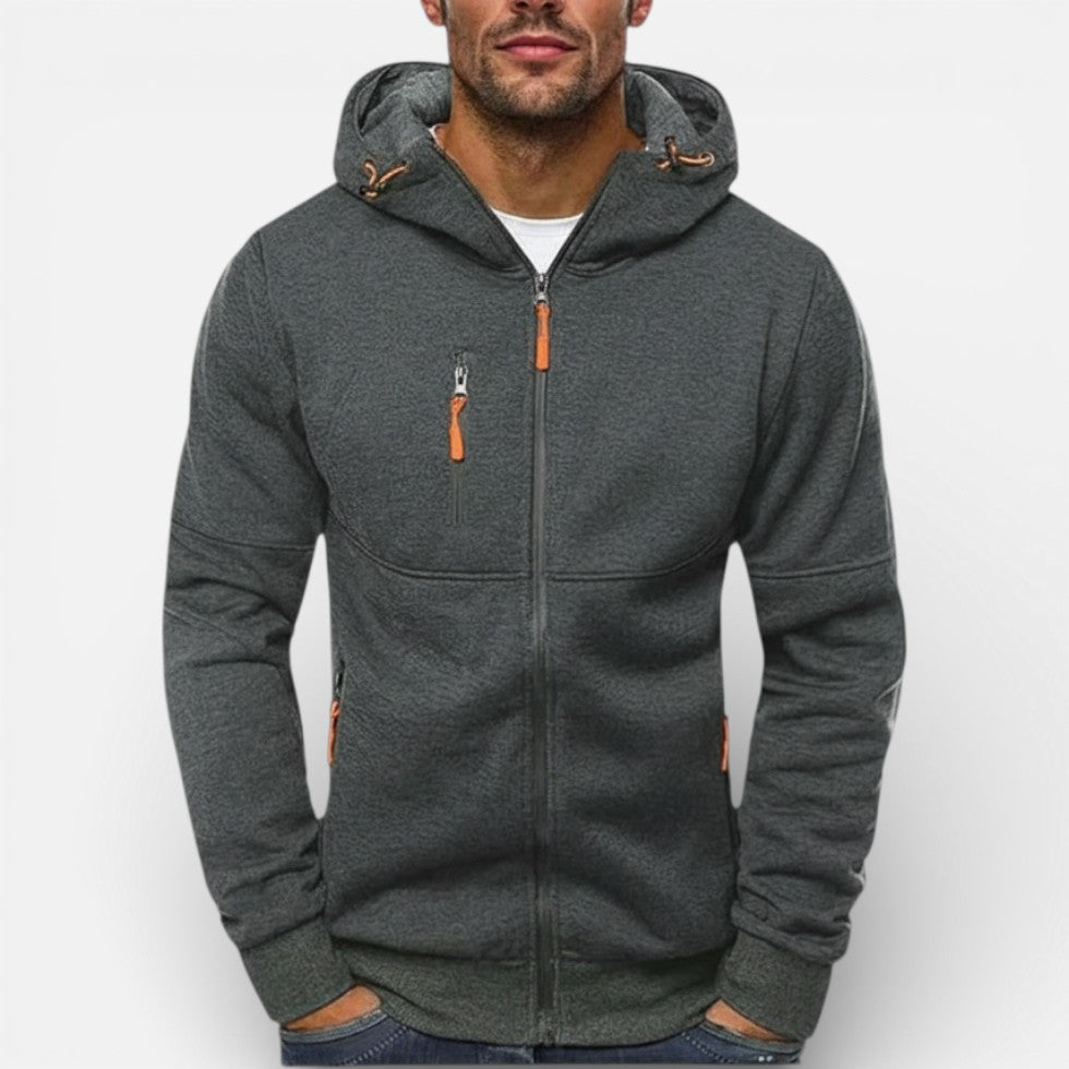 Herren Trainingsanzug mit Kapuzenjacke und Jogginghose