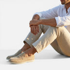 Herre Loafer Slip-On Mokkasin Ruskind-look
