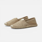 Orthopädische Espadrilles Slip On Leinen Optik
