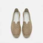 Orthopädische Espadrilles Slip On Leinen Optik