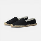 Orthopädische Espadrilles Slip On Leinen Optik