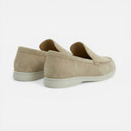 Herre Loafer Slip-On Mokkasin Ruskind-look