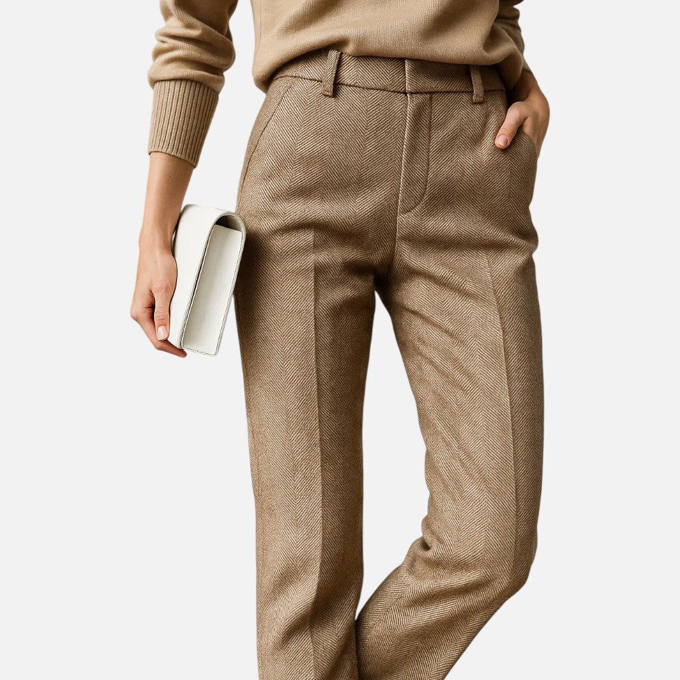 Wollhose mit geradem Schnitt