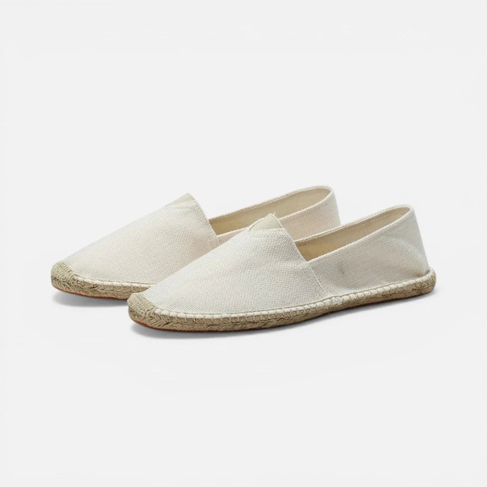Orthopädische Espadrilles Slip On Leinen Optik