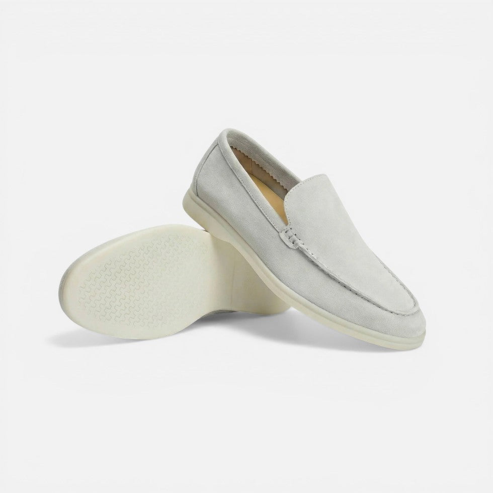 Herre Loafer Slip-On Mokkasin Ruskind-look