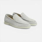 Herre Loafer Slip-On Mokkasin Ruskind-look