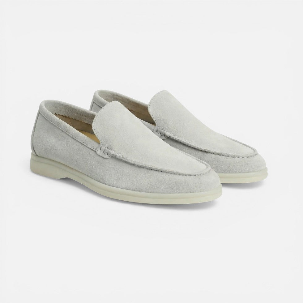 Herre Loafer Slip-On Mokkasin Ruskind-look