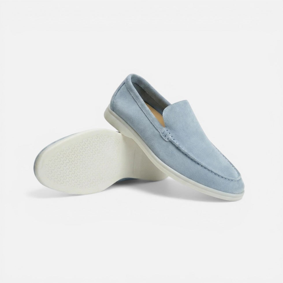 Herre Loafer Slip-On Mokkasin Ruskind-look