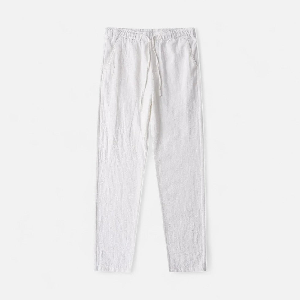 Herren Regular Fit Leinenhose Old Money Stil Hose