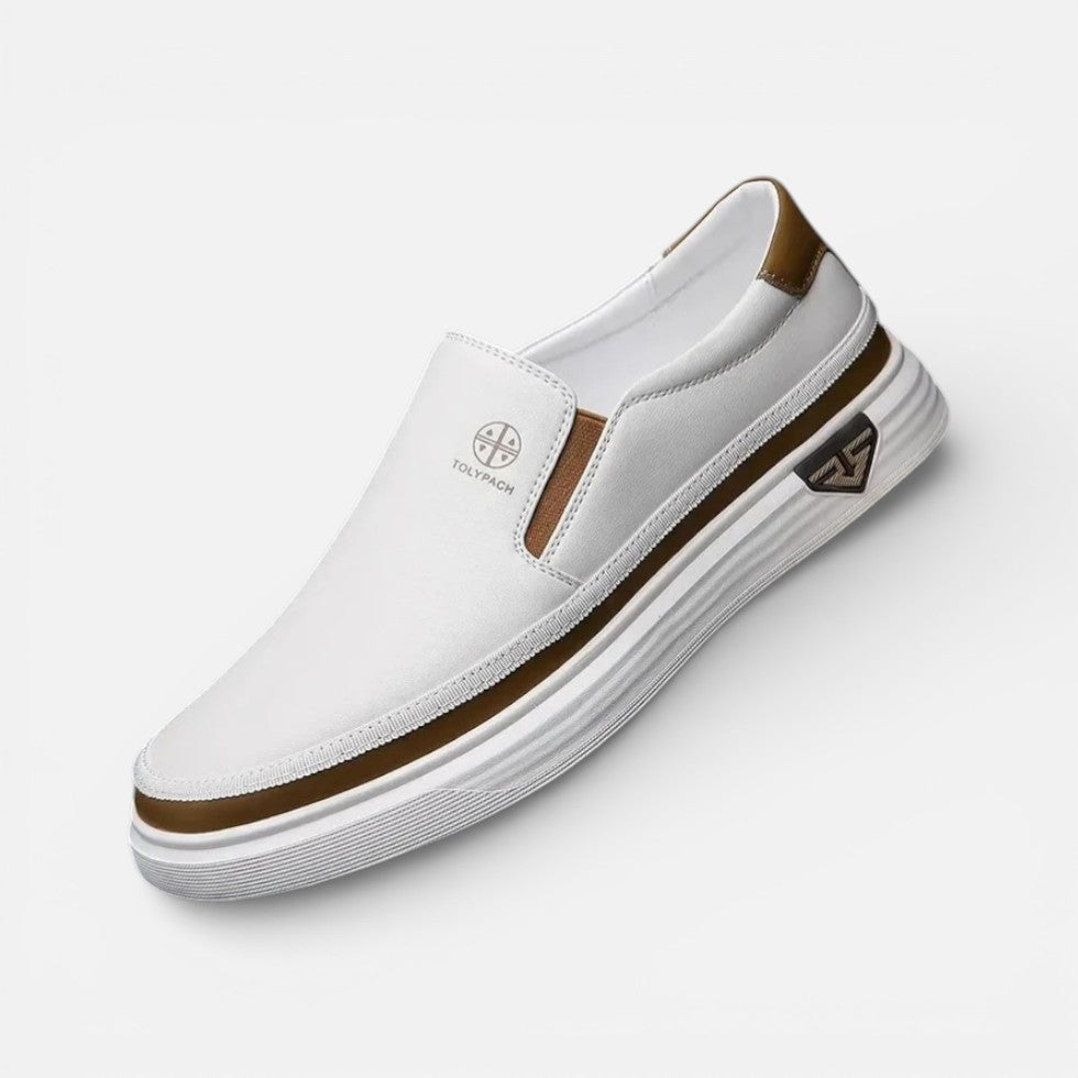 Herre-slip-on-sneakers med minimalistisk silhuet