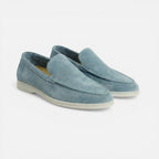Herre Loafer Slip-On Mokkasin Ruskind-look