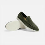 Herre Loafer Slip-On Mokkasin Ruskind-look