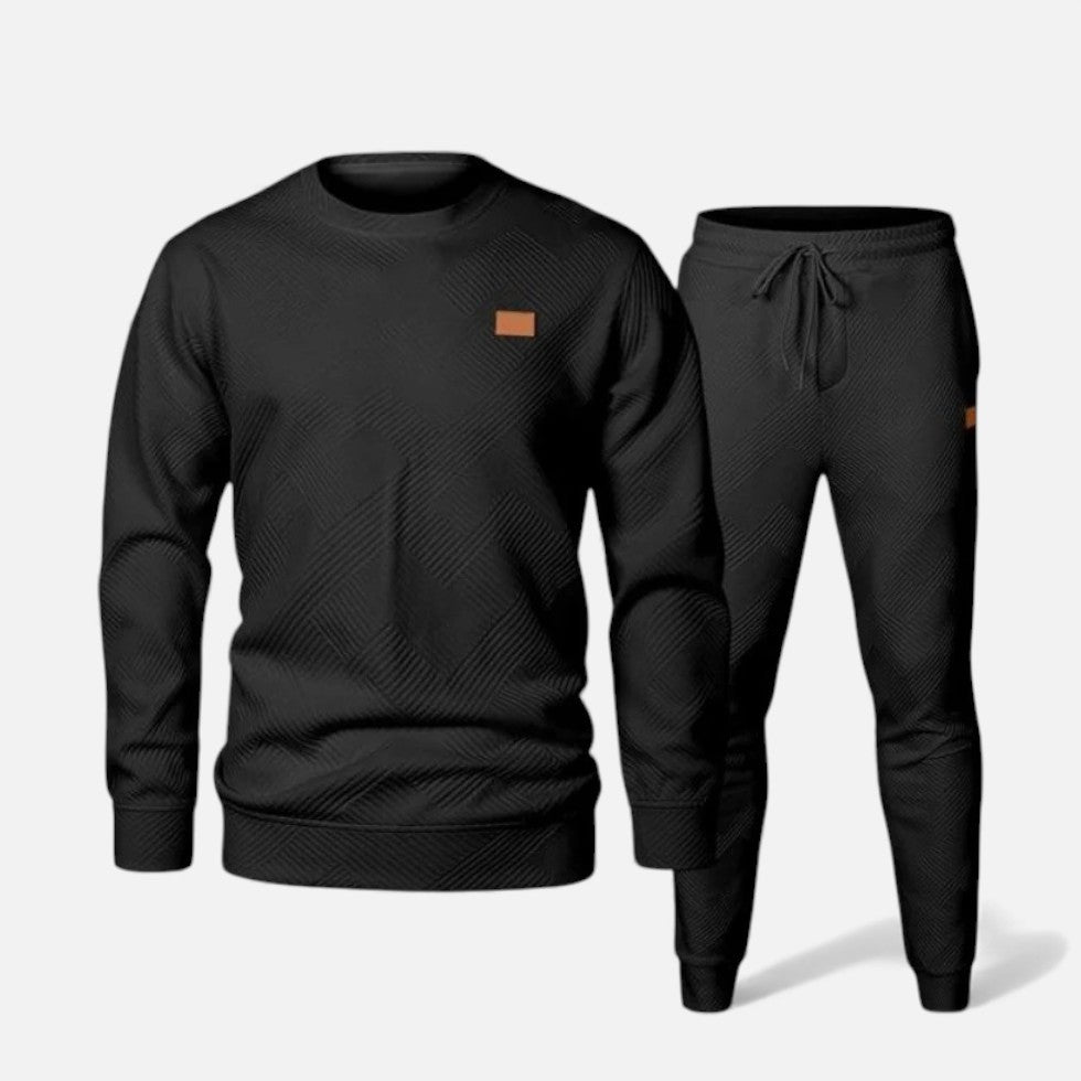 Herren Trainingsanzug mit Strukturdesign