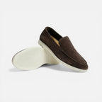 Herre Loafer Slip-On Mokkasin Ruskind-look