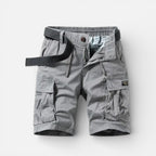 Cargo-shorts til mænd med lommer og elastisk linning