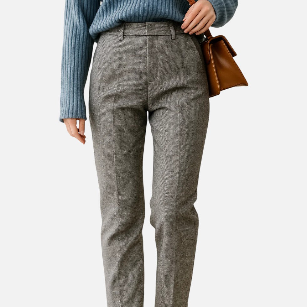 Wollhose mit geradem Schnitt