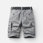Cargo-shorts til mænd med lommer og elastisk linning