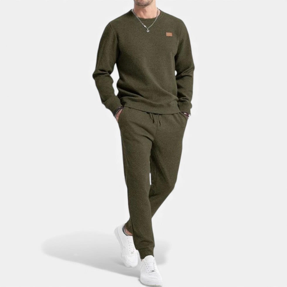 Herren Trainingsanzug mit Strukturdesign