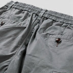 Cargo-shorts til mænd med lommer og elastisk linning