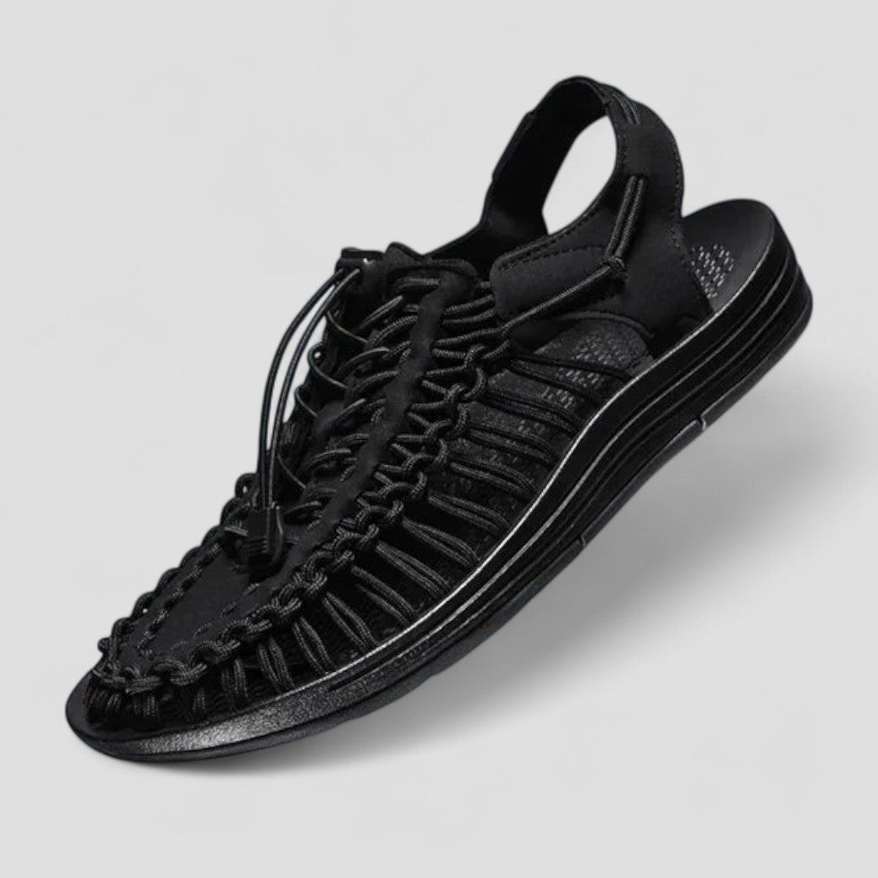 Braided summer sandals for men