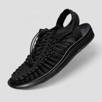 Braided summer sandals for men