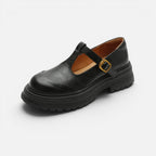 Orthopädische Mary Jane Schuhe mit Riemen und Profilsohle