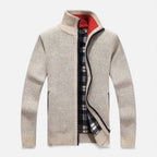 Herren Strickjacke mit Fleecefutter