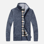 Herren Strickjacke mit Fleecefutter