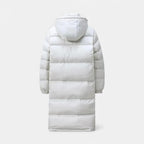 Langer wattierter Wintermantel