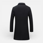 Herren Kurzmantel mit Stehkragen und Knopfverschluss