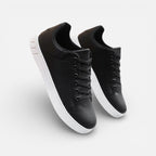 Herren Sneaker in Lederoptik mit Schnürung und flacher Sohle