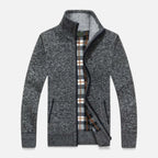 Herren Strickjacke mit Fleecefutter