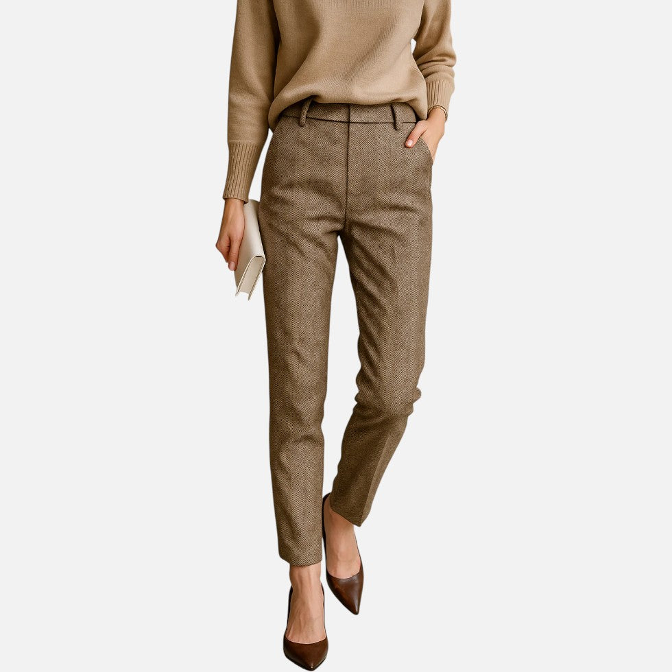 Wollhose mit geradem Schnitt