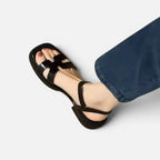 Orthopädische Sandalen Offene Zehen Knöchelriemen Flach